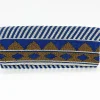 Oliphant Beaded Clutch- Mezcal Blue Gold