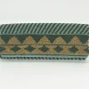 Oliphant Beaded Clutch- Mezcal Green Gold