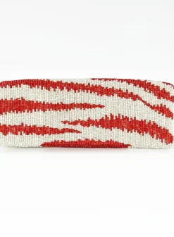 Oliphant Beaded Clutch- Singita Orange