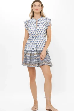Oliphant Cinched Flirty Short- Lotus Navy