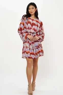 Oliphant Flirty Short Dress- Venice Cognac