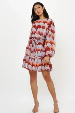 Oliphant Flirty Short Dress- Venice Cognac
