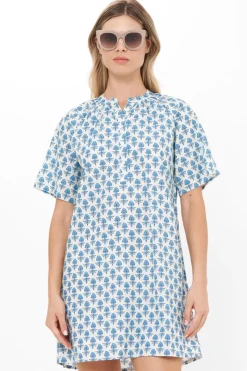 Oliphant Pocket Dress- Provence Blue