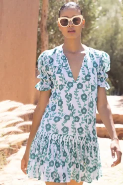 Oliphant Smocked Drop Mini- Toscana Green