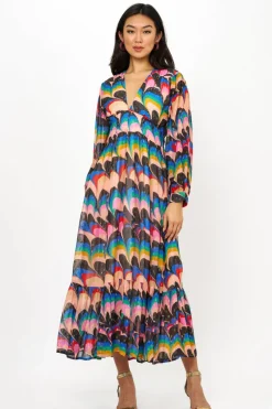 Oliphant Tie Back Maxi- Venice Blue